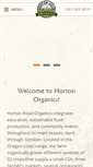 Mobile Screenshot of hortonorganics.com
